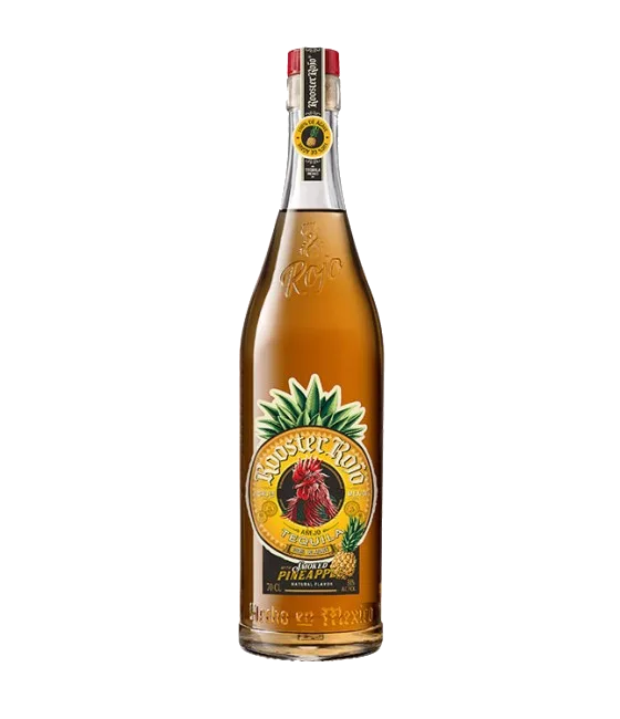 Rooster Rojo Anejo Smoked Pineapple, fles bij slijterij t Bockje in Bathmen