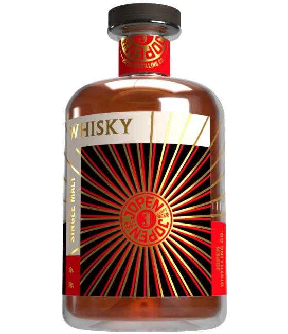 Jopen Single Malt Whisky, fles bij slijterij t Bockje in Bathmen