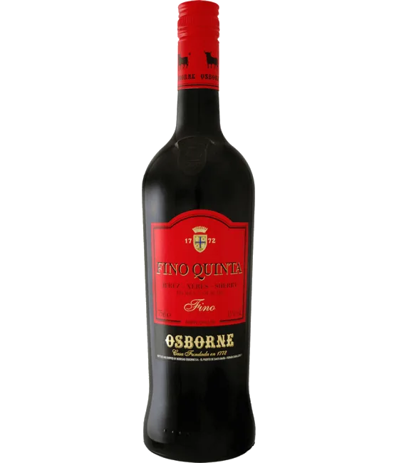 Osborne Fino Quinta Sherry, fles bij slijterij t Bockje in Bathmen