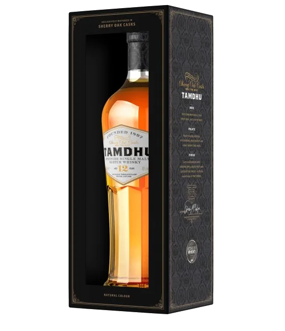Tamdhu 12 Years Old Speyside Single Malt Scotch Whisky, fles bij slijterij t Bockje in Bathmen