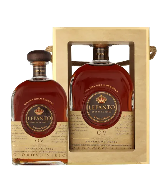 Lepanto O.V. Oloroso Viejo, fles bij slijterij t Bockje in Bathmen