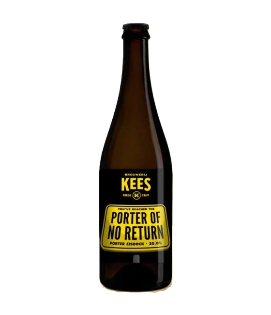 Brouwerij Kees Porter of no Return Eisbock, fles bij slijterij t Bockje in Bathmen