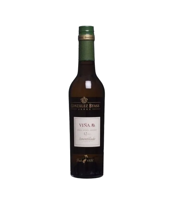 Gonzalez Byass Vina AB 12Y Amontillado Seco, fles bij slijterij t Bockje in Bathmen