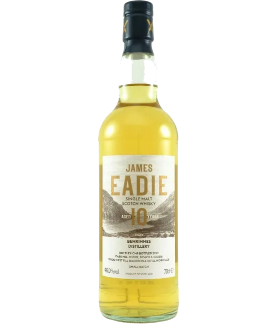 James Eadie Benrinnes 10 Years Old, fles bij slijterij t Bockje in Bathmen