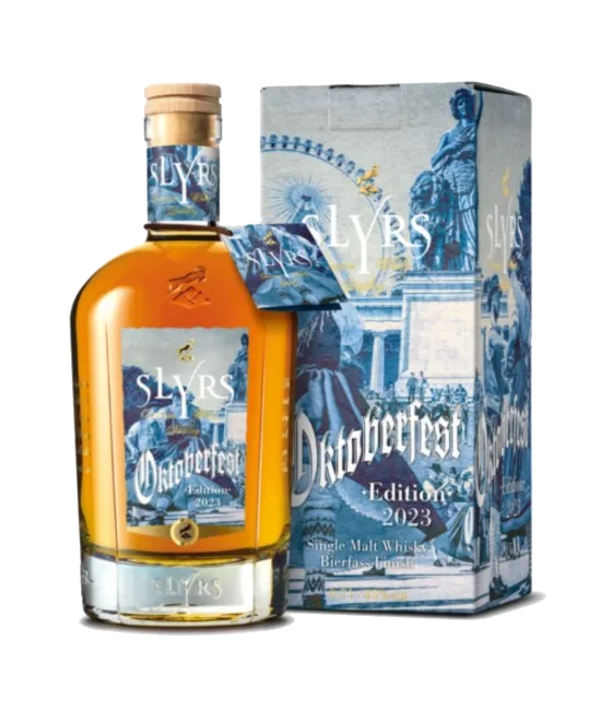 Slyrs Single Malt Oktoberfest Edition 2023, fles bij slijterij t Bockje in Bathmen