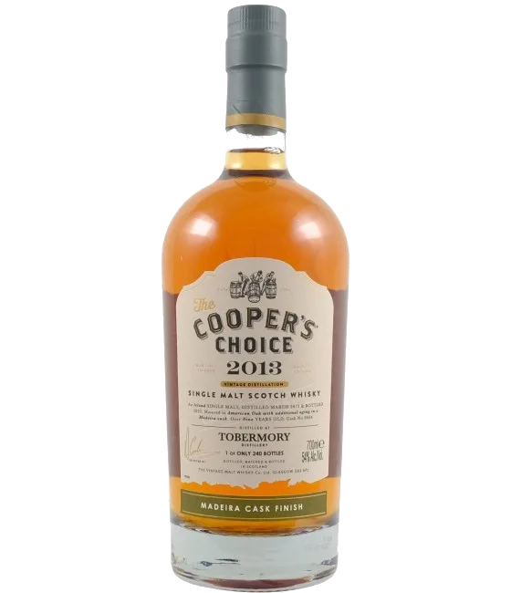 The Cooper’s Choice Tobermory 2013 9 years old, fles bij slijterij t Bockje in Bathmen