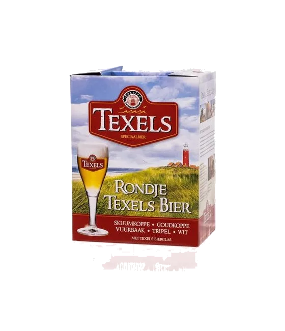 Texels rondje 5x33cl + glas, fles bij slijterij t Bockje in Bathmen