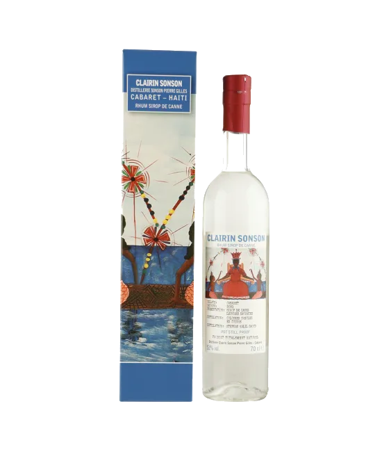Clairin Sonson Rhum Sirop de Canne, fles bij slijterij t Bockje in Bathmen