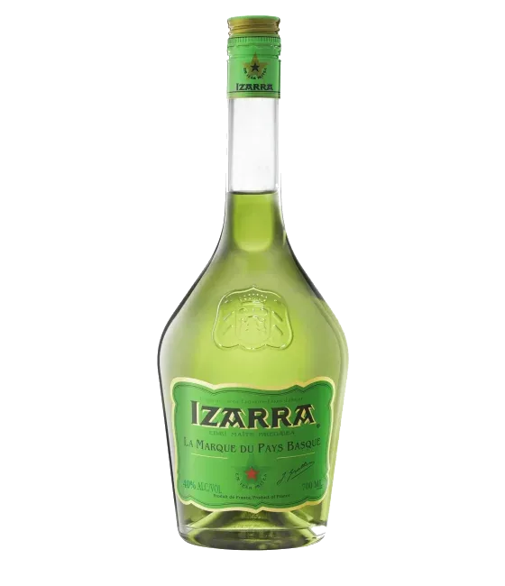 Izarra Vert, fles bij slijterij t Bockje in Bathmen