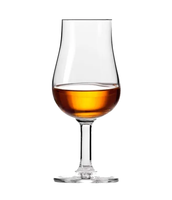 Pure Kristallen Whisky Glas Tulp, fles bij slijterij t Bockje in Bathmen