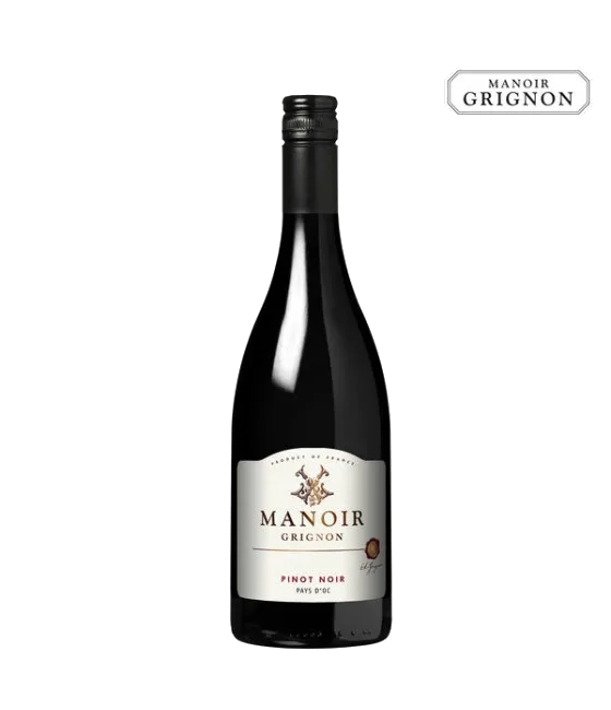 Manoir Grignon Pinot Noir, fles bij slijterij t Bockje in Bathmen
