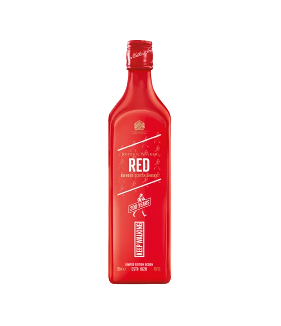 Johnnie Walker Red Label 200th Anniversary Edition, fles bij slijterij t Bockje in Bathmen