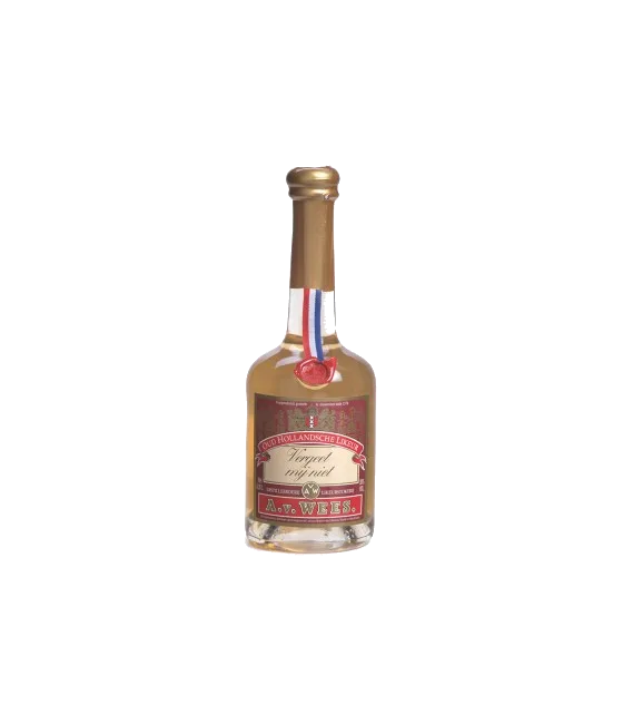 VAN WEES Vergeet mij niet, fles bij slijterij t Bockje in Bathmen