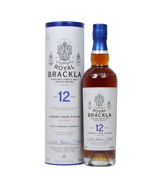 Royal Brackla 12yo Oloroso Sherry Cask, fles bij slijterij t Bockje in Bathmen