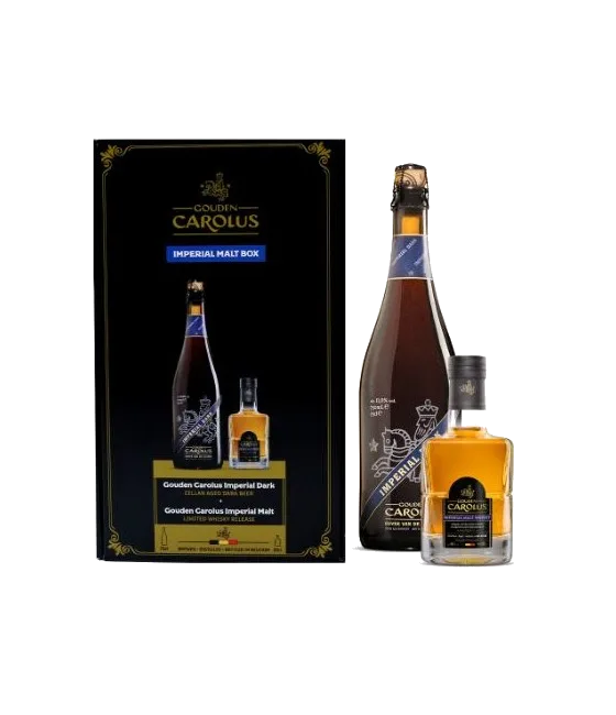 Gouden Carolus Imperial Malt Box, fles bij slijterij t Bockje in Bathmen