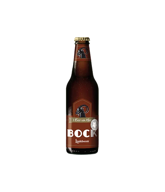Lindeboom Bockbier, fles bij slijterij t Bockje in Bathmen