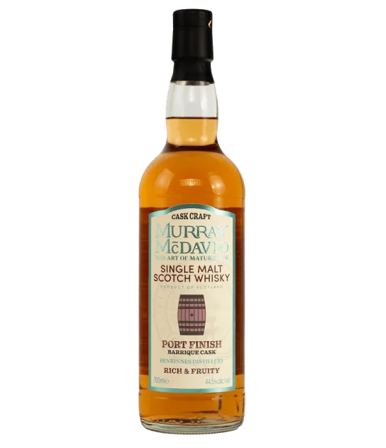 Murray McDavid Cask Craft Benrinnes Port Finish, fles bij slijterij t Bockje in Bathmen