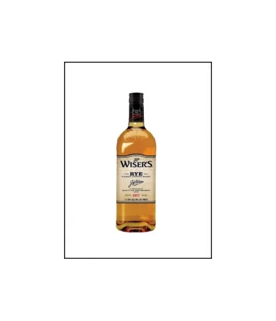 J.P. Wiser’s Rye Whiskey, fles bij slijterij t Bockje in Bathmen