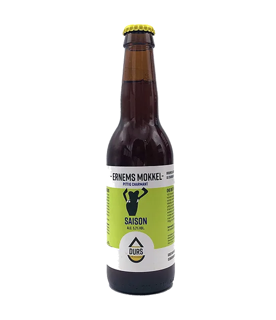 Durs Ernems Mokkel Saison, fles bij slijterij t Bockje in Bathmen
