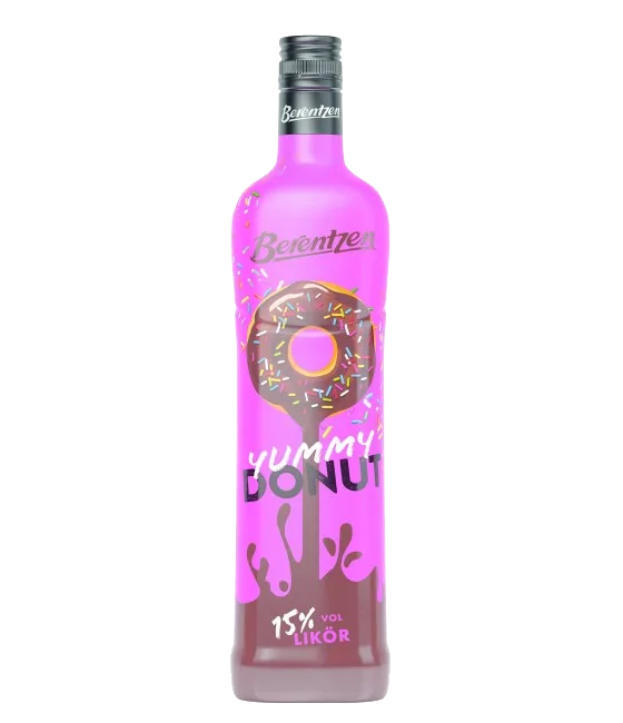 BERENTZEN Yummy Donut, fles bij slijterij t Bockje in Bathmen