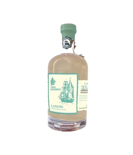 Tres Hombres Rum Ed. 36 La Palma Puro VII, fles bij slijterij t Bockje in Bathmen