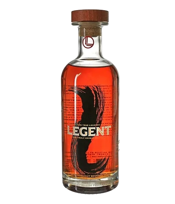 Legent Bourbon, fles bij slijterij t Bockje in Bathmen