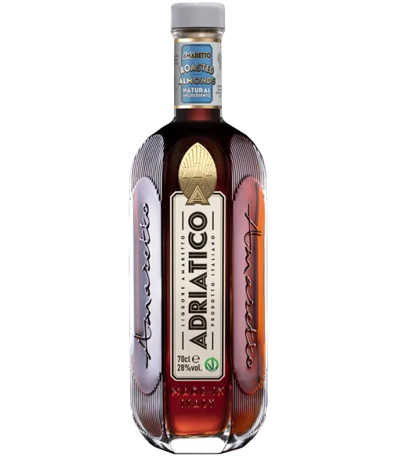Adriatico Amaretto Roasted Almonds, fles bij slijterij t Bockje in Bathmen