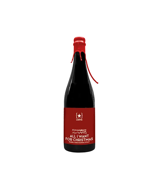 Lervig – Rackhouse All I Want for Christmas 2023, fles bij slijterij t Bockje in Bathmen