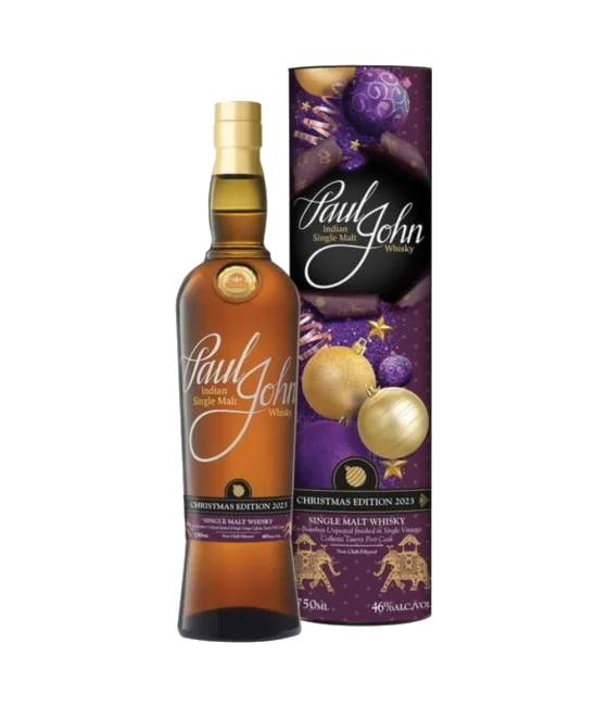Paul John Christmas Edition 2023, fles bij slijterij t Bockje in Bathmen