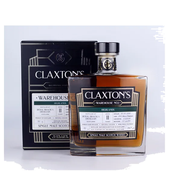 Claxton’s Warehouse Royal Brackla 11 Years Old, fles bij slijterij t Bockje in Bathmen