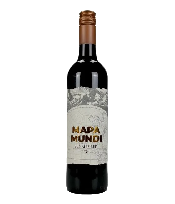 Mapa Mundi Sunripe Red, fles bij slijterij t Bockje in Bathmen