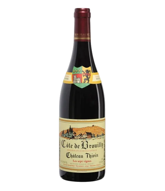 Château Thivin Côte de Brouilly ‘Les Sept Vignes’, fles bij slijterij t Bockje in Bathmen