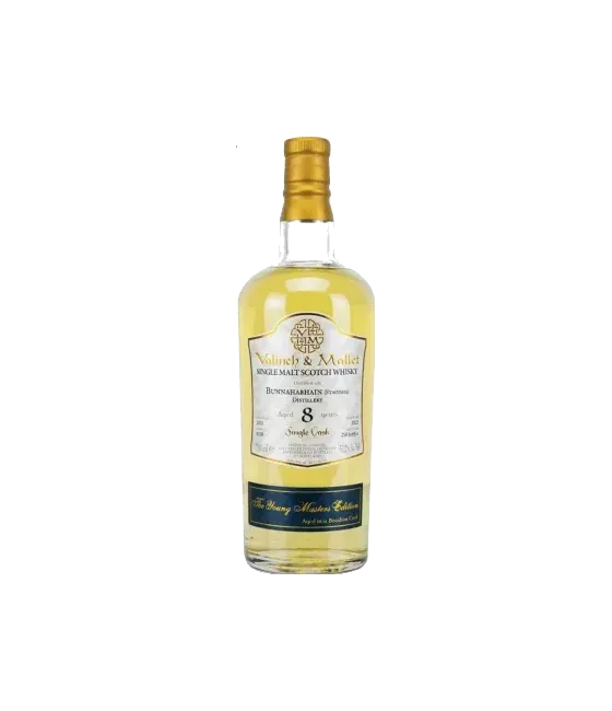 Valinch & Mallet Bunnahabhain Staoisha 8YO, fles bij slijterij t Bockje in Bathmen