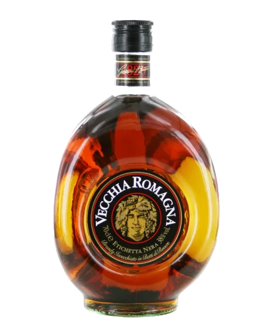 Vecchia Romagna Nera, fles bij slijterij t Bockje in Bathmen