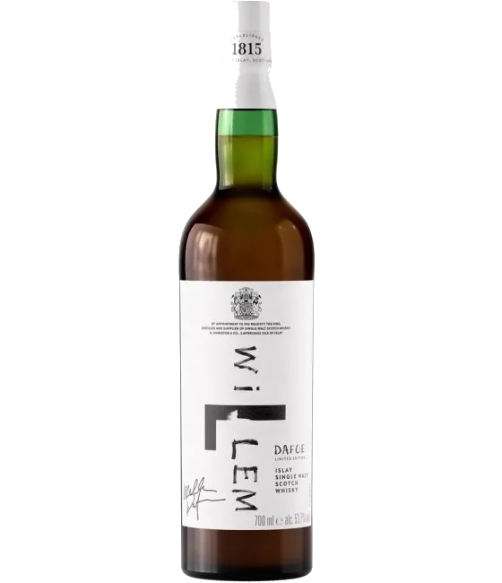 Laphroaig Willem Dafoe Limited Edition, fles bij slijterij t Bockje in Bathmen