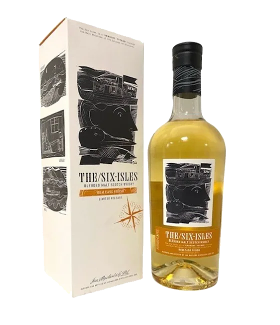 The Six Isles Rum Cask Finish, fles bij slijterij t Bockje in Bathmen