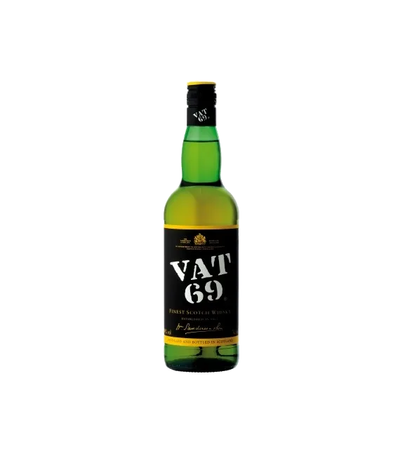 Vat 69 Whisky, fles bij slijterij t Bockje in Bathmen