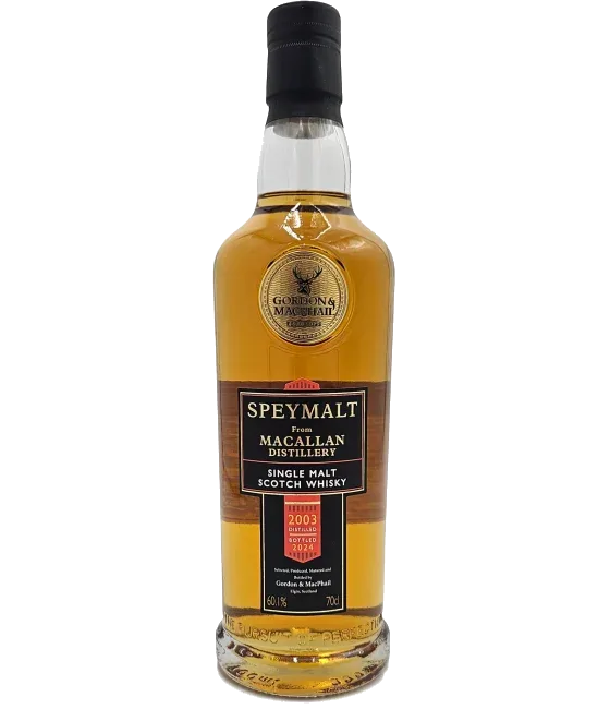 Gordon & MacPhail 21 Years Old Speymalt Macallan 2003, fles bij slijterij t Bockje in Bathmen