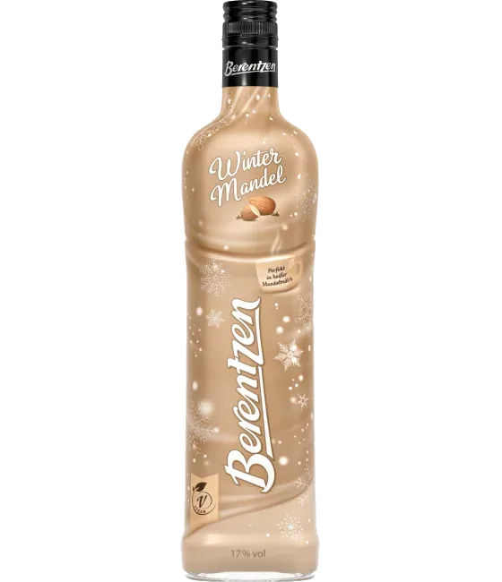 Berentzen Winter Mandel, fles bij slijterij t Bockje in Bathmen