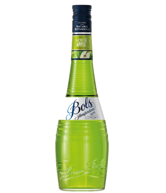 Bols Sour Apple, fles bij slijterij t Bockje in Bathmen