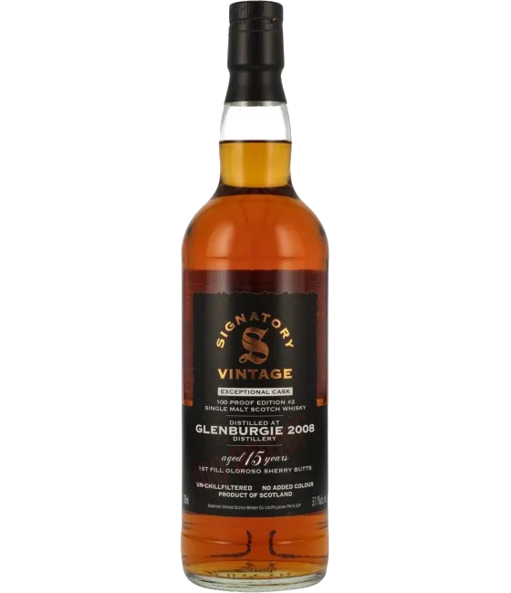 Signatory Glenburgie 2008 15 Years Old Exceptional Cask Edition, fles bij slijterij t Bockje in Bathmen