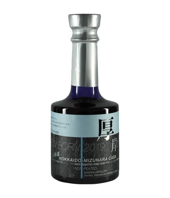 Akkeshi New Born Foundations 3 Mizunara Cask 20cl, fles bij slijterij t Bockje in Bathmen