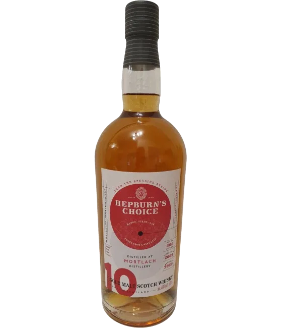 Hepburn’s Choice Mortlach 10 Years Old 2009, fles bij slijterij t Bockje in Bathmen