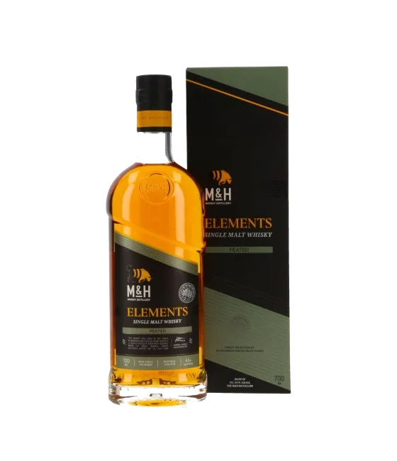 M&H Elements Peated, fles bij slijterij t Bockje in Bathmen