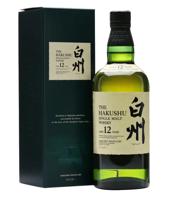 The Hakushu 12 Years Old Single Malt Japanse Whisky, fles bij slijterij t Bockje in Bathmen