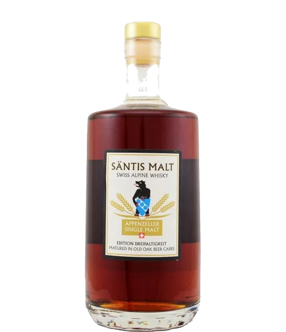 Santis Malt Edition Dreifaltigkeit, fles bij slijterij t Bockje in Bathmen