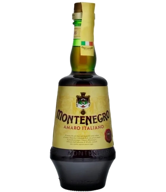 Montenegro Amaro Italiano, fles bij slijterij t Bockje in Bathmen