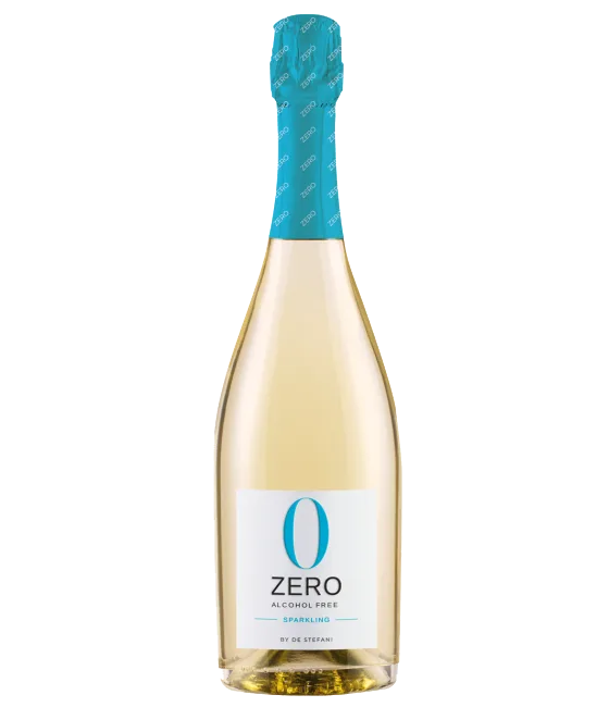 Zero Alcohol Free Sparkling by De Stefani, fles bij slijterij t Bockje in Bathmen