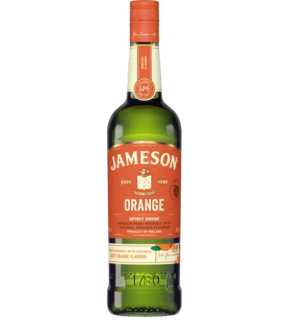 Jameson Orange Spirit Drink, fles bij slijterij t Bockje in Bathmen
