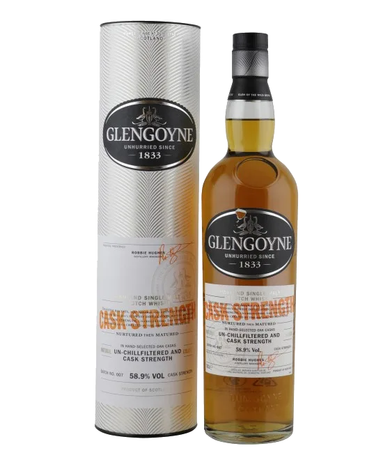 Glengoyne Cask Strength Single Malt Whisky Batch#7, fles bij slijterij t Bockje in Bathmen